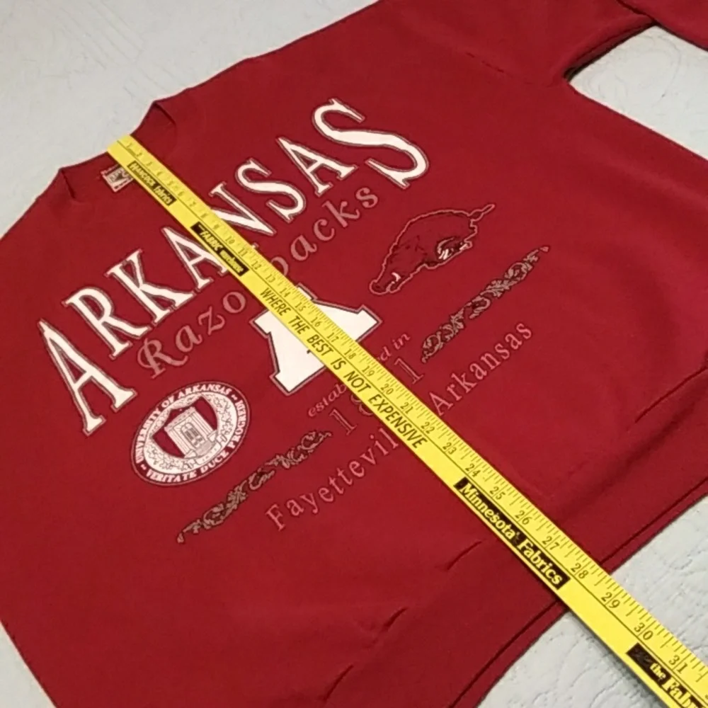 Arkansas Razorbacks crew neck sweatshirt - Picture 4 of 5